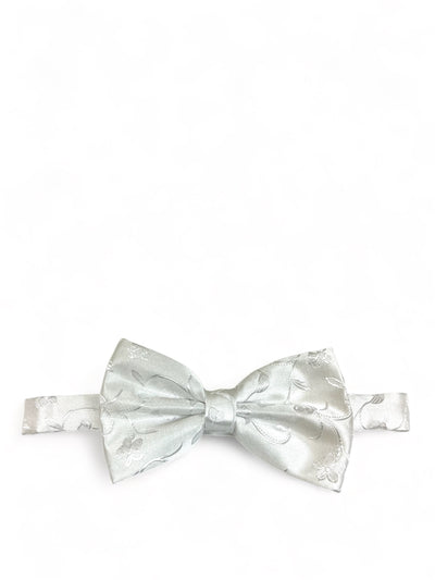 Formal Floral White Bow Tie Set Gianfranco Bow Ties - Paul Malone.com