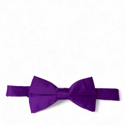 Solid Purple Pre-Tied Bow Tie Brand Q Bow Ties - Paul Malone.com