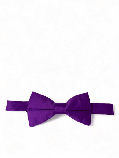 Solid Purple Pre-Tied Bow Tie Brand Q Bow Ties - Paul Malone.com