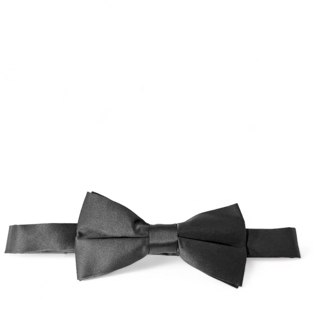 Solid Charcoal Pre-Tied Bow Tie Brand Q Bow Ties - Paul Malone.com
