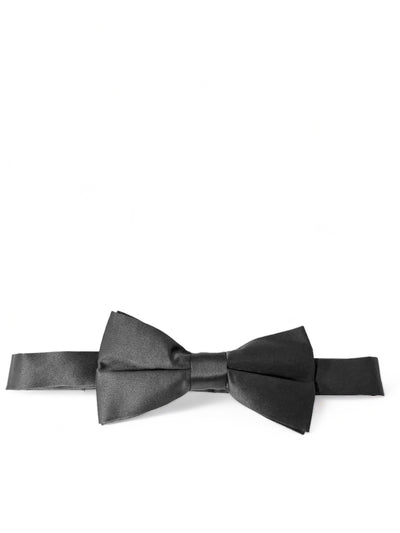 Solid Charcoal Pre-Tied Bow Tie Brand Q Bow Ties - Paul Malone.com