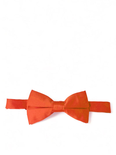 Solid Orange Pre-Tied Bow Tie Brand Q Bow Ties - Paul Malone.com