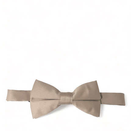 Solid Tan Pre-Tied Bow Tie Brand Q Bow Ties - Paul Malone.com