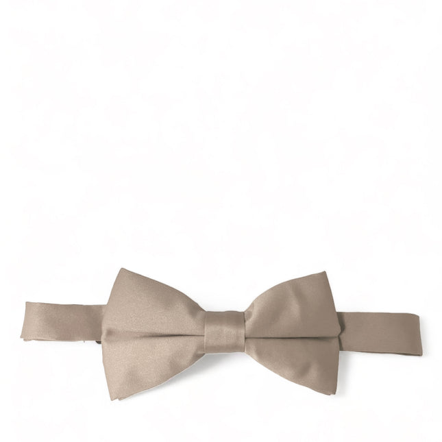 Solid Tan Pre-Tied Bow Tie Brand Q Bow Ties - Paul Malone.com