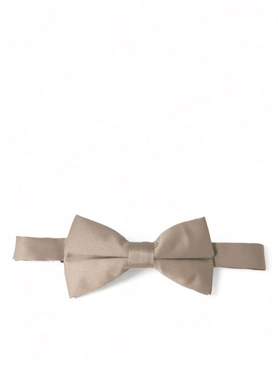 Solid Tan Pre-Tied Bow Tie Brand Q Bow Ties - Paul Malone.com