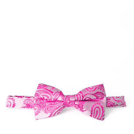 Hot Pink Paisley Bow Tie Brand Q Bow Ties - Paul Malone.com