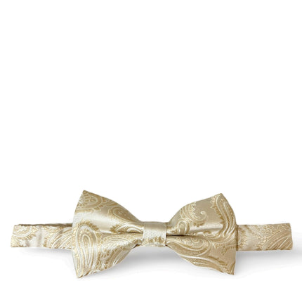 Taupe Paisley Bow Tie Brand Q Bow Ties - Paul Malone.com