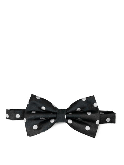 Black and White Polka Dot Bow Tie and Pocket Square Brand Q Bow Ties - Paul Malone.com