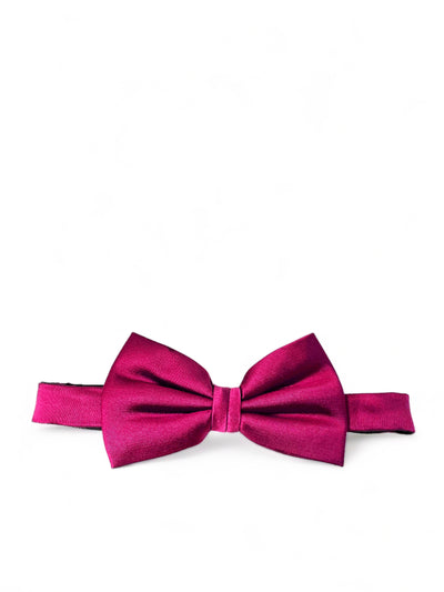 Solid Hot Pink Silk Bow Tie Paul Malone Bow Ties - Paul Malone.com