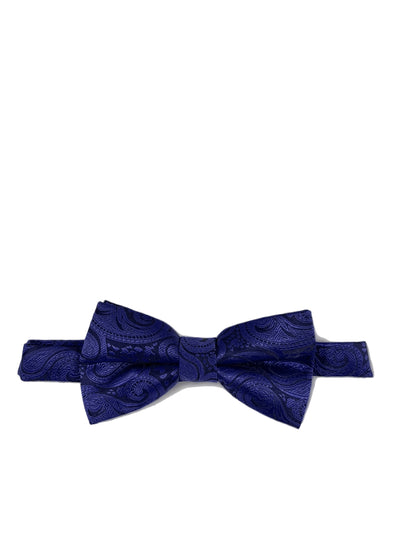 Classic Navy Blue Paisley Bow Tie Vittorio Farina Bow Ties - Paul Malone.com