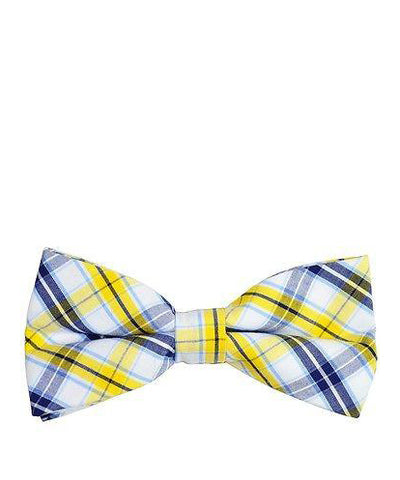 Plaid Cotton Bow Tie by Paul Malone Paul Malone Bow Ties - Paul Malone.com