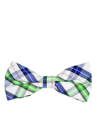 Plaid Cotton Bow Tie by Paul Malone Paul Malone Bow Ties - Paul Malone.com