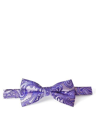 Lavender Paisley Silk Bow Tie Paul Malone Bow Ties - Paul Malone.com
