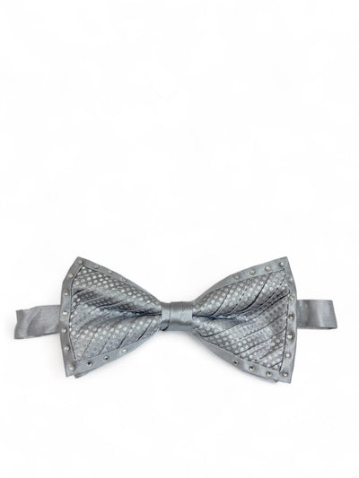 Steven Land Silver Rhinestone Bow Tie Set Steven Land Bow Ties - Paul Malone.com