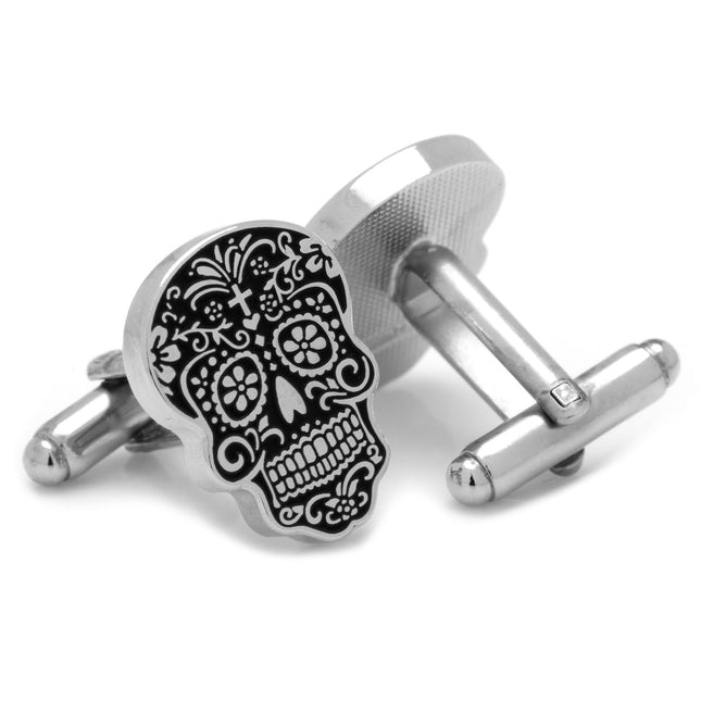 Silver Day of the Dead Cufflinks Cufflinks.com Cufflinks - Paul Malone.com