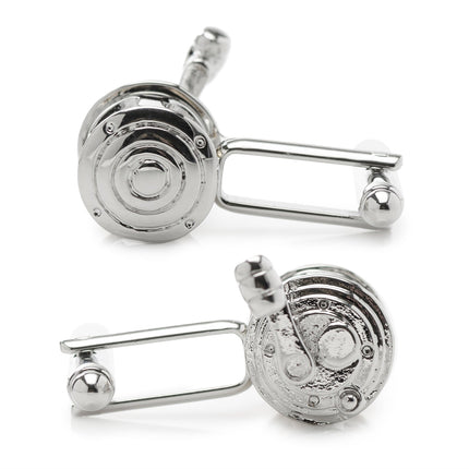 Fishing Reel Cufflinks Ox and Bull Trading Co. Cufflinks - Paul Malone.com