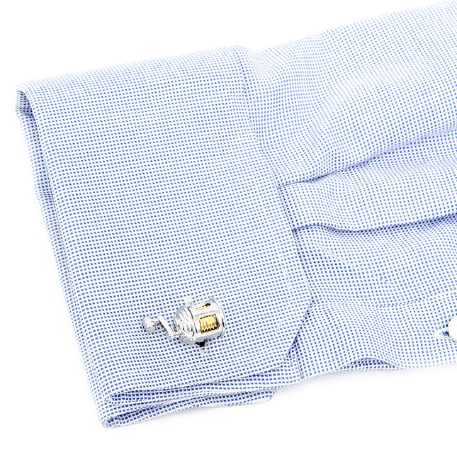 Fishing Reel Cufflinks Ox and Bull Trading Co. Cufflinks - Paul Malone.com
