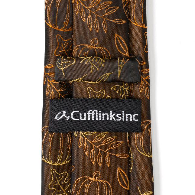 Fall Spice Men's Brown Tie Ox and Bull Trading Co. Ties - Paul Malone.com