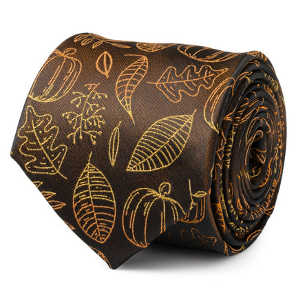Fall Spice Men's Brown Tie Ox and Bull Trading Co. Ties - Paul Malone.com