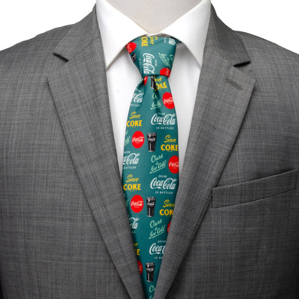 Coca-Cola Green Men's Tie Ox and Bull Trading Co. Ties - Paul Malone.com