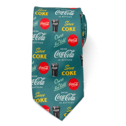 Coca-Cola Green Men's Tie Ox and Bull Trading Co. Ties - Paul Malone.com