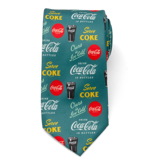 Coca-Cola Green Men's Tie Ox and Bull Trading Co. Ties - Paul Malone.com