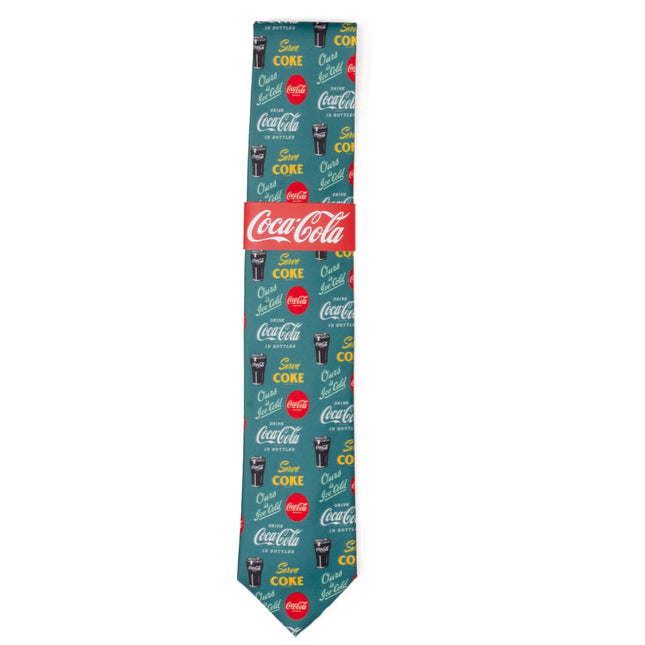 Coca-Cola Green Men's Tie Ox and Bull Trading Co. Ties - Paul Malone.com