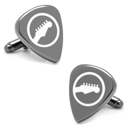 Black Guitar Pick Cufflinks Cufflinks.com Cufflinks - Paul Malone.com