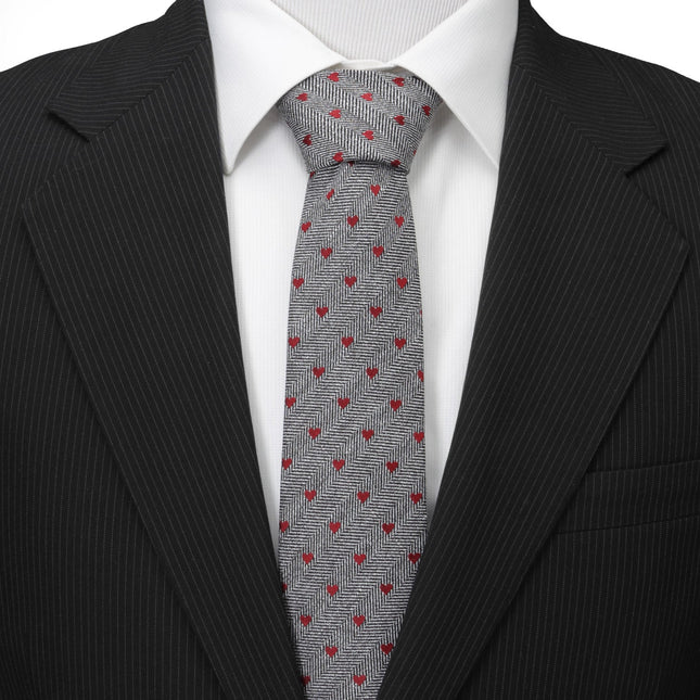 Herringbone Heart Men's Tie Ox and Bull Trading Co. Ties - Paul Malone.com