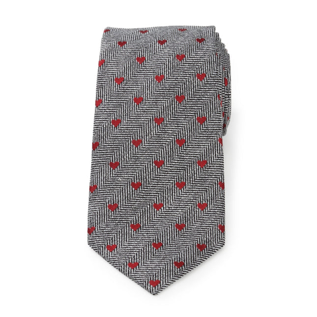 Herringbone Heart Men's Tie Ox and Bull Trading Co. Ties - Paul Malone.com