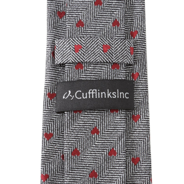 Herringbone Heart Men's Tie Ox and Bull Trading Co. Ties - Paul Malone.com