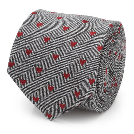 Herringbone Heart Men's Tie Ox and Bull Trading Co. Ties - Paul Malone.com
