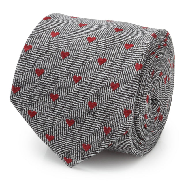 Herringbone Heart Men's Tie Ox and Bull Trading Co. Ties - Paul Malone.com