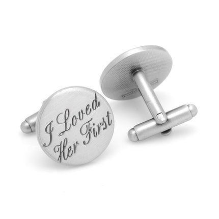 Wedding Series I Loved Her First Cufflinks Ox and Bull Trading Co. Cufflinks - Paul Malone.com