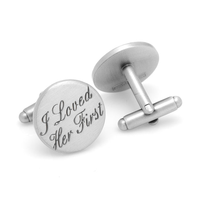 Wedding Series I Loved Her First Cufflinks Cufflinks.com Cufflinks - Paul Malone.com