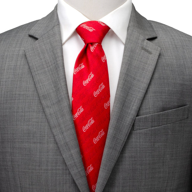 Coca-Cola Logo Red Men's Tie Ox and Bull Trading Co. Ties - Paul Malone.com