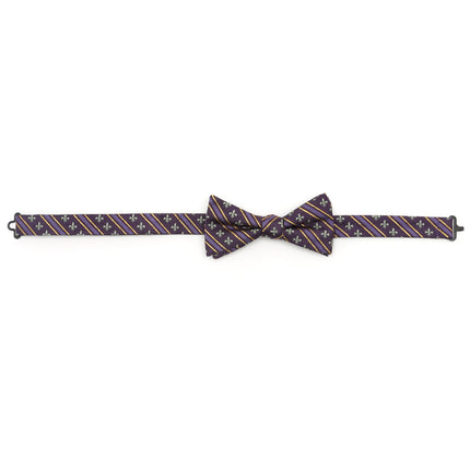 Mardi Gras Stripe Bow Tie Cufflinks.com Bowtie - Paul Malone.com