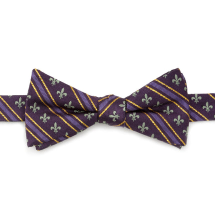 Mardi Gras Stripe Bow Tie Cufflinks.com Bowtie - Paul Malone.com