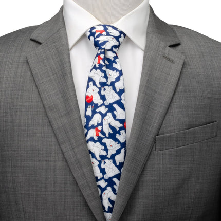 Coca-Cola Polar Bear Navy Blue Men's Tie Ox and Bull Trading Co. Ties - Paul Malone.com
