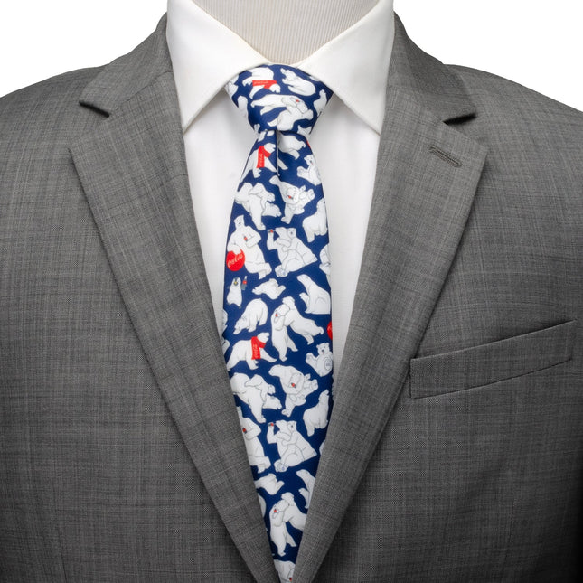 Coca-Cola Polar Bear Navy Blue Men's Tie Ox and Bull Trading Co. Ties - Paul Malone.com