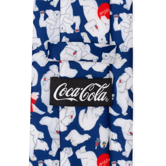 Coca-Cola Polar Bear Navy Blue Men's Tie Ox and Bull Trading Co. Ties - Paul Malone.com