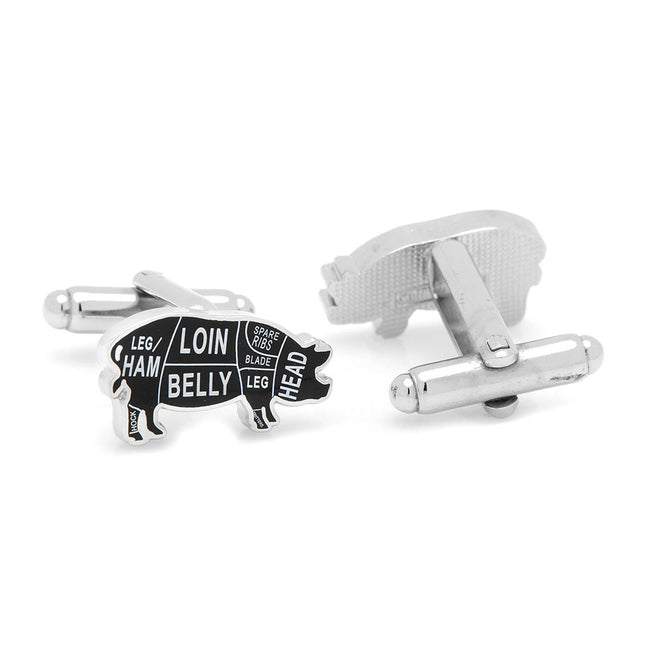 Pork Butcher Cuts Cufflinks Cufflinks.com Cufflinks - Paul Malone.com