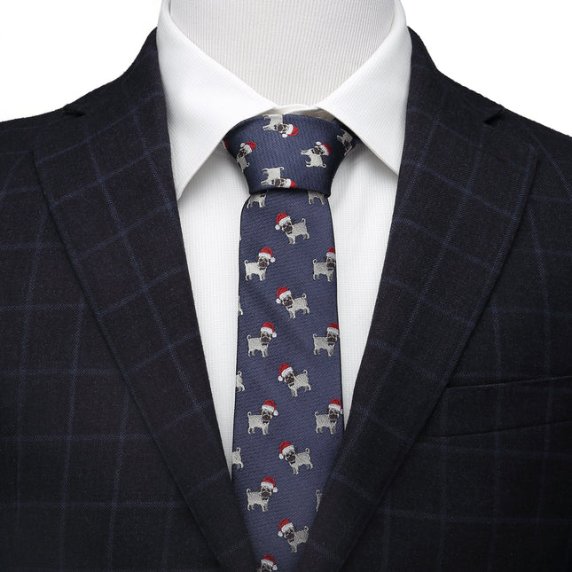 Santa Pug Men's Tie Ox and Bull Trading Co. Ties - Paul Malone.com