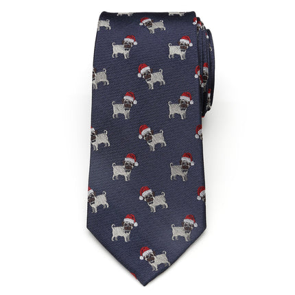 Santa Pug Men's Tie Ox and Bull Trading Co. Ties - Paul Malone.com