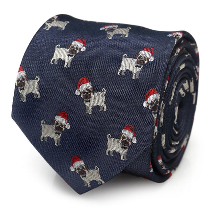Santa Pug Men's Tie Ox and Bull Trading Co. Ties - Paul Malone.com