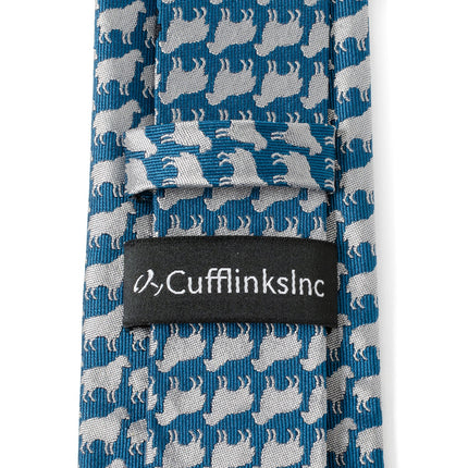 Black Sheep Blue Silk Men's Tie Ox and Bull Trading Co. Ties - Paul Malone.com
