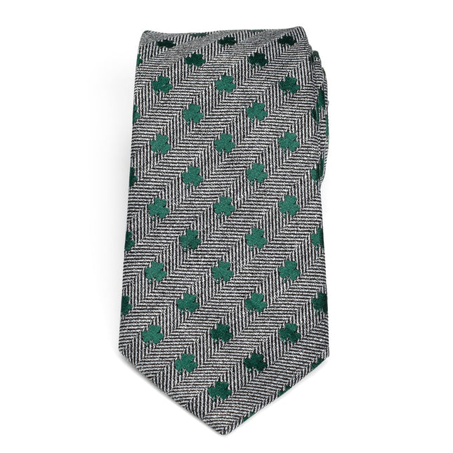 Herringbone Shamrock Men's Tie Ox and Bull Trading Co. Ties - Paul Malone.com