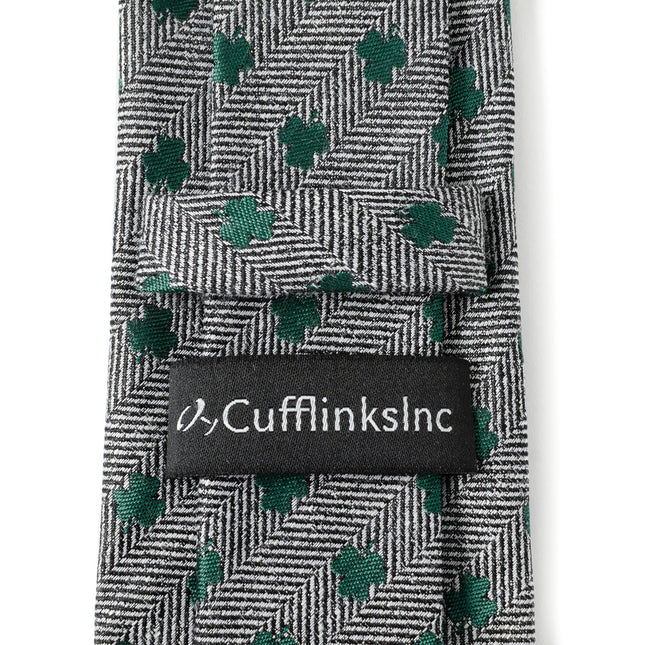 Herringbone Shamrock Men's Tie Ox and Bull Trading Co. Ties - Paul Malone.com