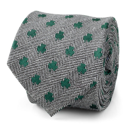 Herringbone Shamrock Men's Tie Ox and Bull Trading Co. Ties - Paul Malone.com