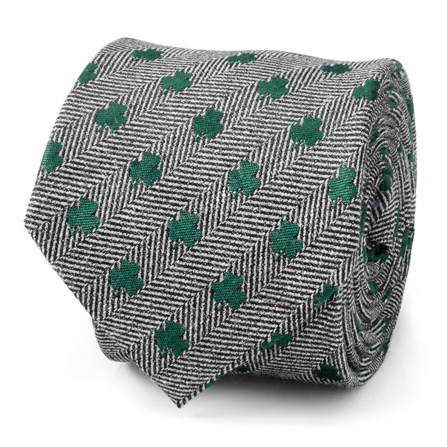 Herringbone Shamrock Men's Tie Ox and Bull Trading Co. Ties - Paul Malone.com